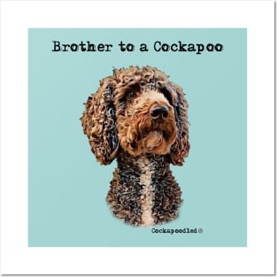 Cockapoo Dog Brother Posters and Art